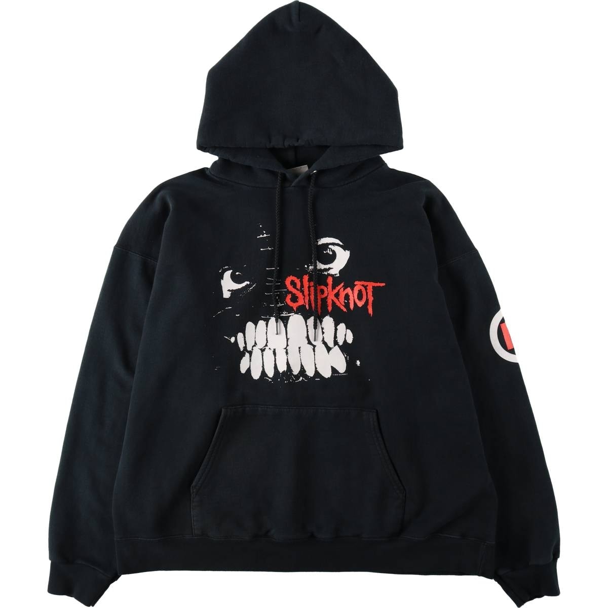 古着 00年代 ヘインズ Hanes ULTIMATE COTTON Slipknot スリップノット バンド スウェットプルオーバーパーカー メンズL相当/evb035557