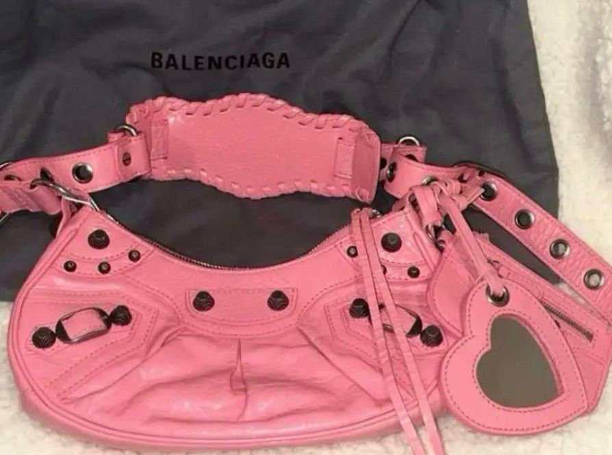 BALENCIAGA Women's Le Cagole XS Shoulder Bag "Pink"