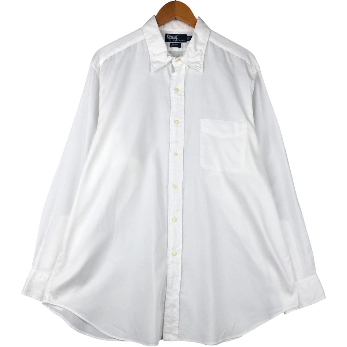 古着 ラルフローレン Ralph Lauren POLO by Ralph Lauren ANDREW 長袖 コットンシャツ メンズXL相当/eaa591291