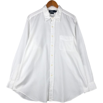 古着 ラルフローレン Ralph Lauren POLO by Ralph Lauren ANDREW 長袖 コットンシャツ メンズXL相当/eaa591291