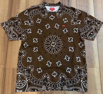 Supreme Small Box Tee "Bandana Brown"(21SS)
