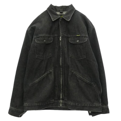 WACKO MARIA ワコマリア 21AW WS9260 xWrangler ラングラー TRUCKER JACKET トラッカー デニム ジャケット ブラック系 M【中古】