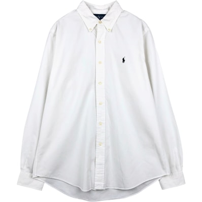 古着 ラルフローレン Ralph Lauren CUSTOM FIT 長袖 ボタンダウンシャツ メンズL相当/eaa676954