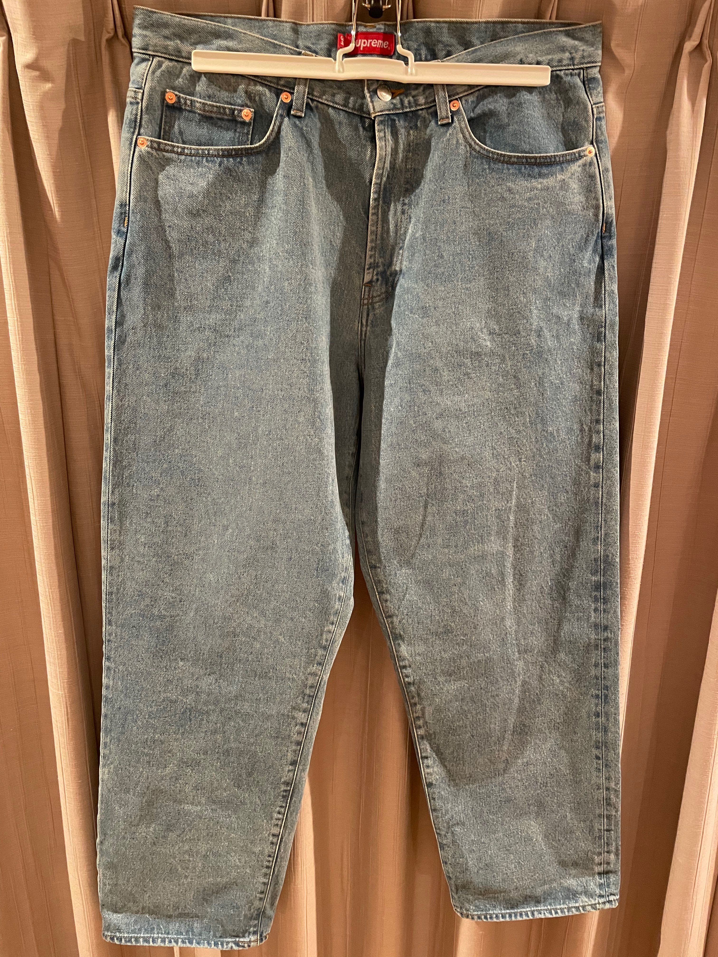 Supreme Baggy Jean "Washed Indigo" (22SS)