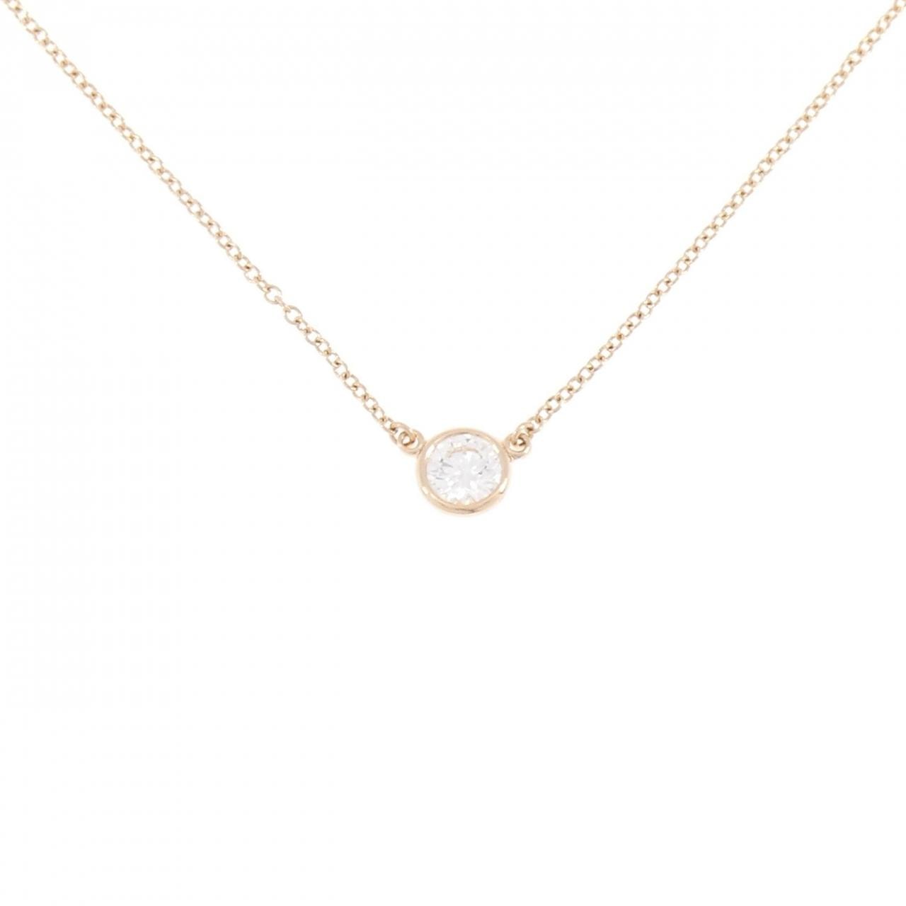 ティファニー バイザヤード ネックレス 0.27CT G IF 3EXT