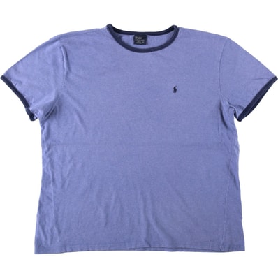 古着 ラルフローレン Ralph Lauren POLO by Ralph Lauren リンガーTシャツ メンズXXL相当/eaa648774