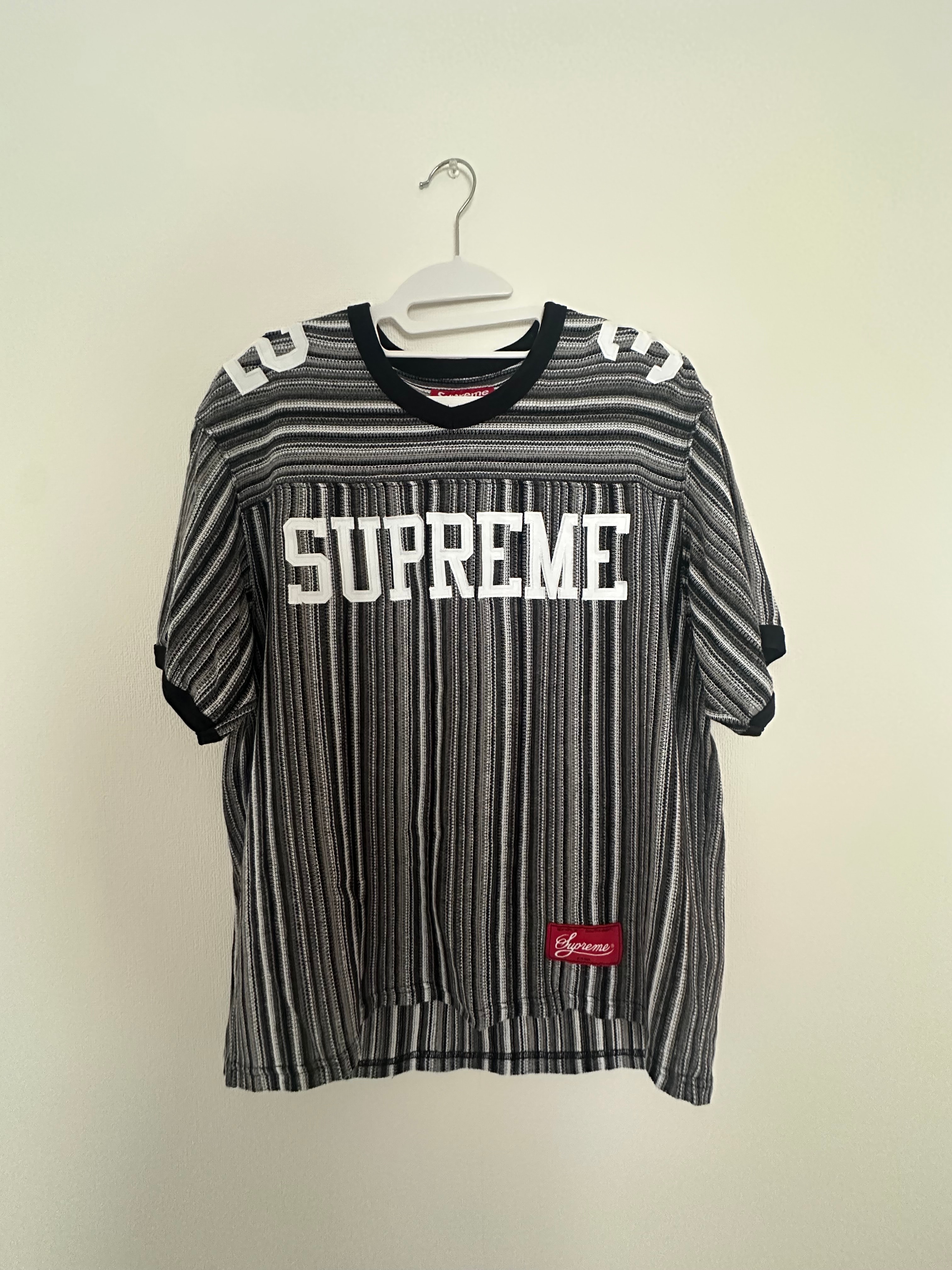 Supreme Open Knit Football Top "Black"