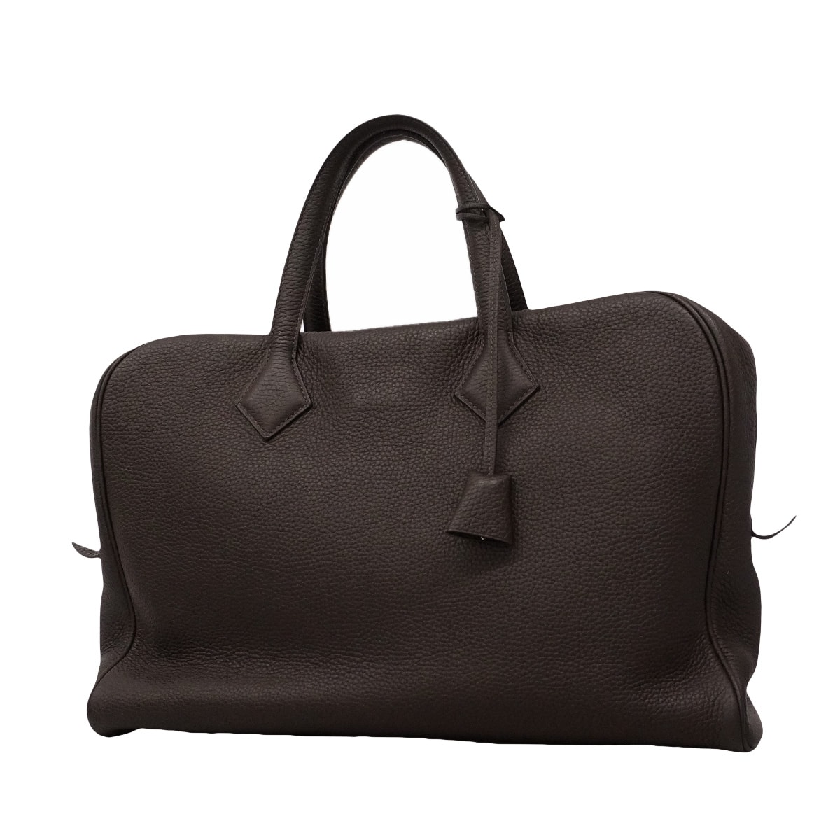 【6ia1133】エルメス トートバッグ ヴィクトリア43 トリヨンクレマンス エベーヌ シルバー金具 X刻印【中古】メンズ レディース ユニセックス