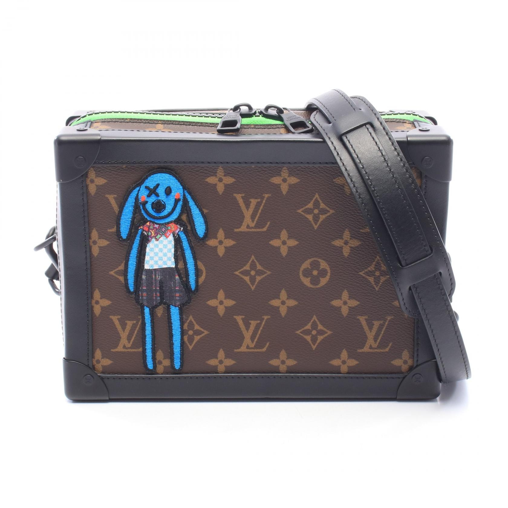 ルイ・ヴィトン LOUIS VUITTON ソフトトランク モノグラムマカサー LVフレンド ショルダーバッグ バッグ PVCコーティングキャンバス レザー モノグラム・マカサー メンズ ブラウン系 / ブラック系 / マルチカラー
