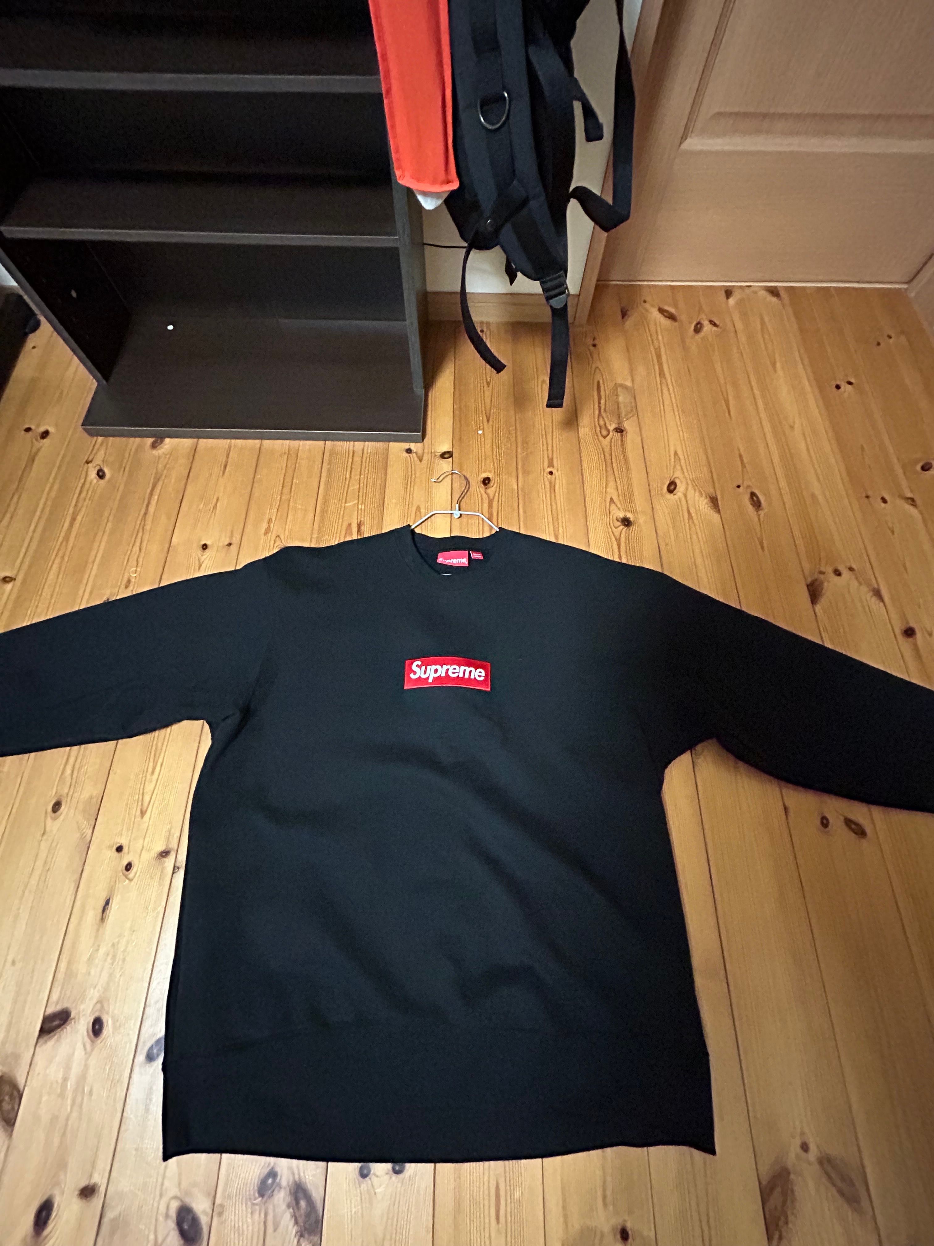 Supreme Box Logo Crewneck "Black" (22FW)