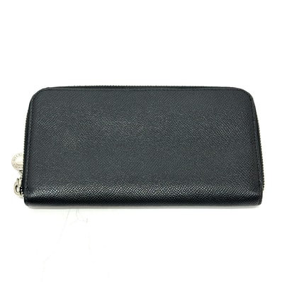 ブルガリ BVLGARI ビーゼロ チャーム ラウンド 長財布 レザー ブラック
