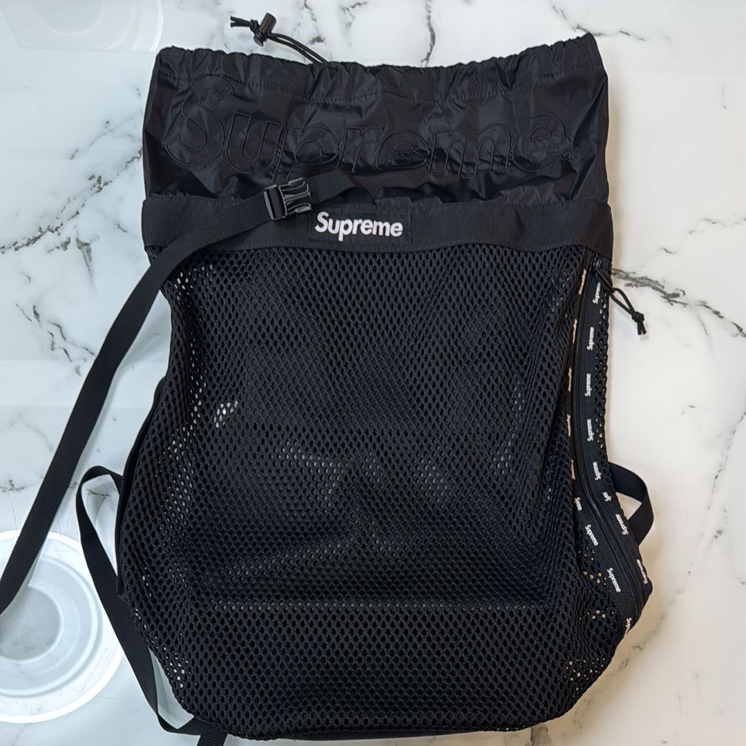 Supreme Mesh Backpack "Black"
