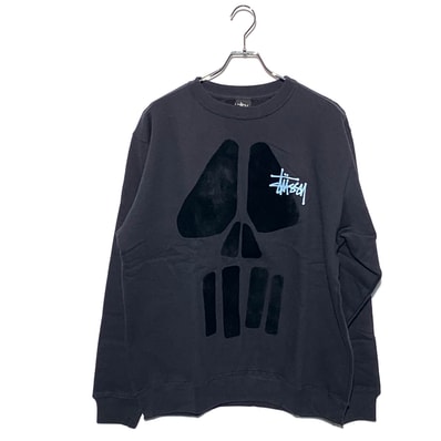 STUSSY Super Skull SweatShirt Gray