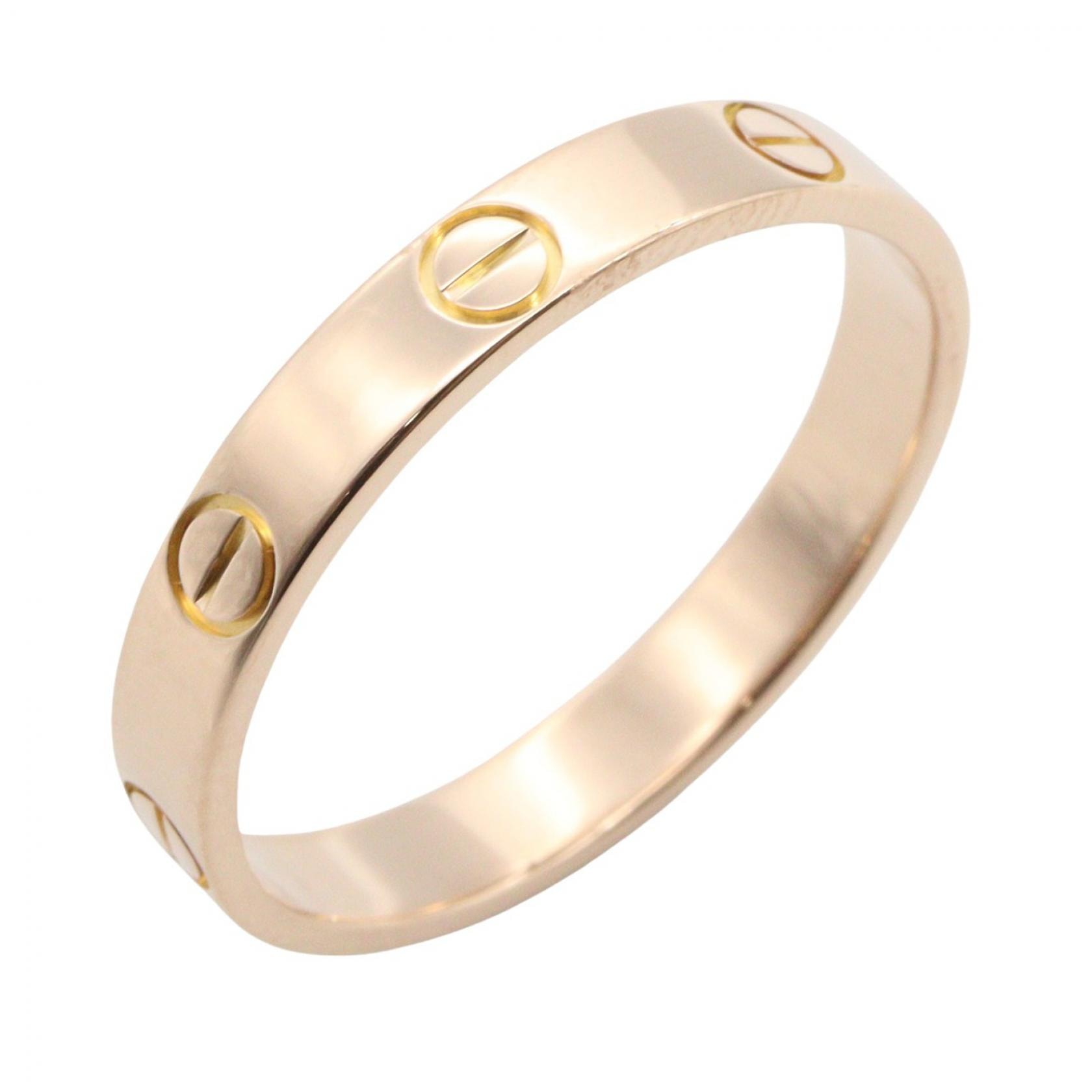 カルティエ CARTIER ミニラブリング リング・指輪 ジュエリー K18PG(ピンクゴールド) メンズ レディース ゴールド系 B40852690 【中古】