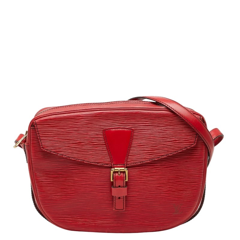 ルイ ヴィトン エピ ジョヌフィーユ 斜め掛け ショルダーバッグ M52157 カスティリアンレッド レザー レディース LOUIS VUITTON 【中古】