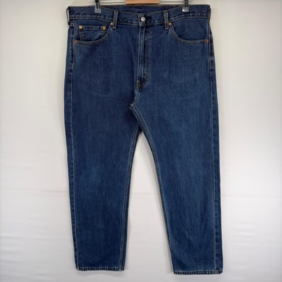 古着 リーバイス Levi's デニム パンツ 5ポケット ジッパーフライ 長ズボン 505 ジーンズ ジーパン w40 L32 ブルー系 メンズ