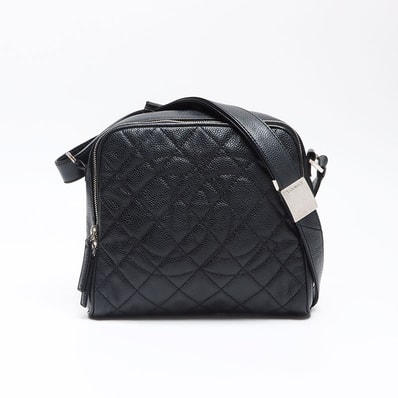 シャネル CHANEL キャビアスキン ココマーク 12番台 2008-2009 ショルダーバッグ【中古】