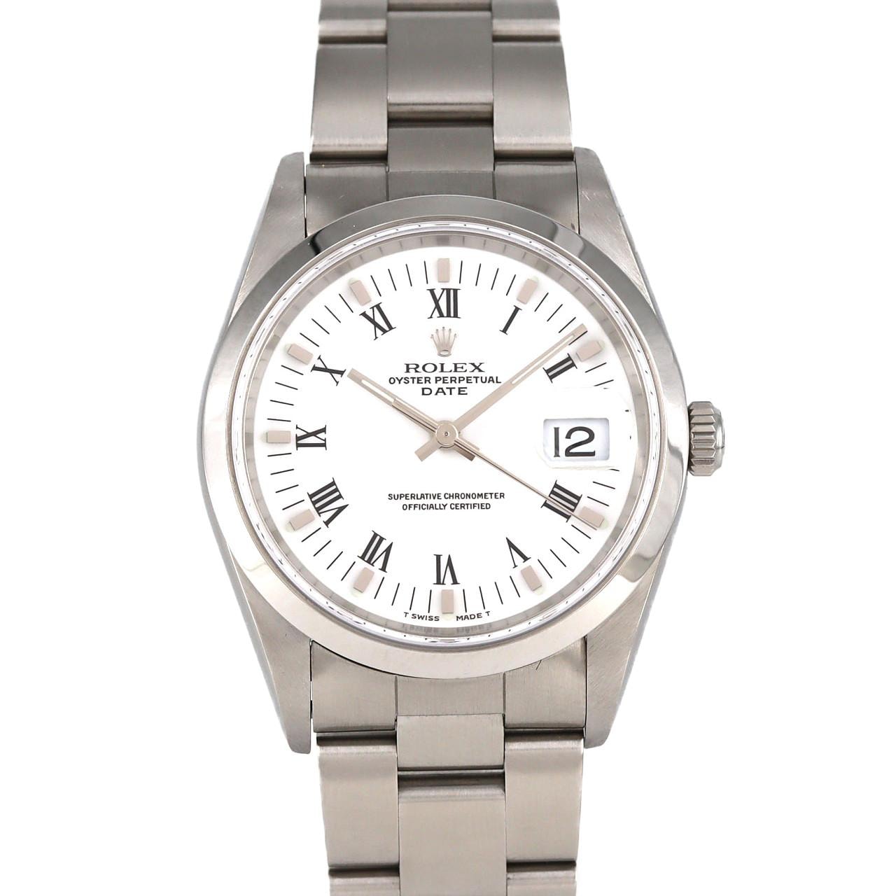 ロレックス オイスターパーペチュアルデイト 15200 SS 自動巻 A番