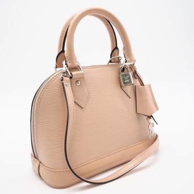 美品 LOUIS VUITTON ルイ・ヴィトン エピ アルマBB ローズバレリーヌ M41327 2wayハンドバッグ ピンクベージュ レザー レディース