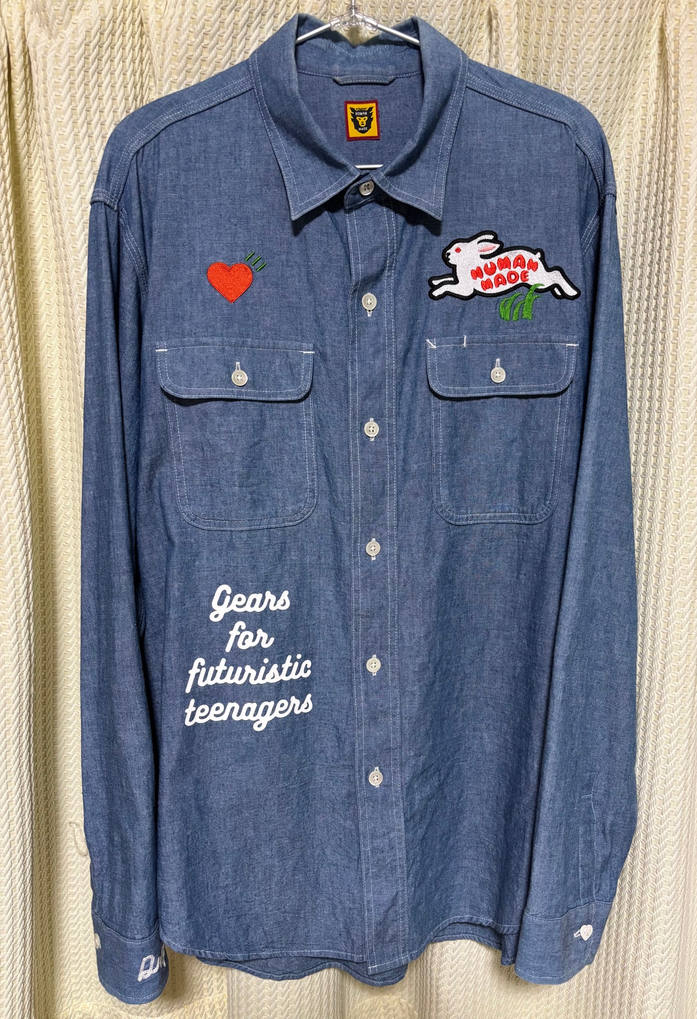 HUMAN MADE Chambray Shirt "Blue"