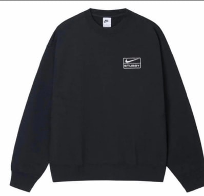 Stussy x Nike Wash Crew (US Size) "Black" DO5310-010