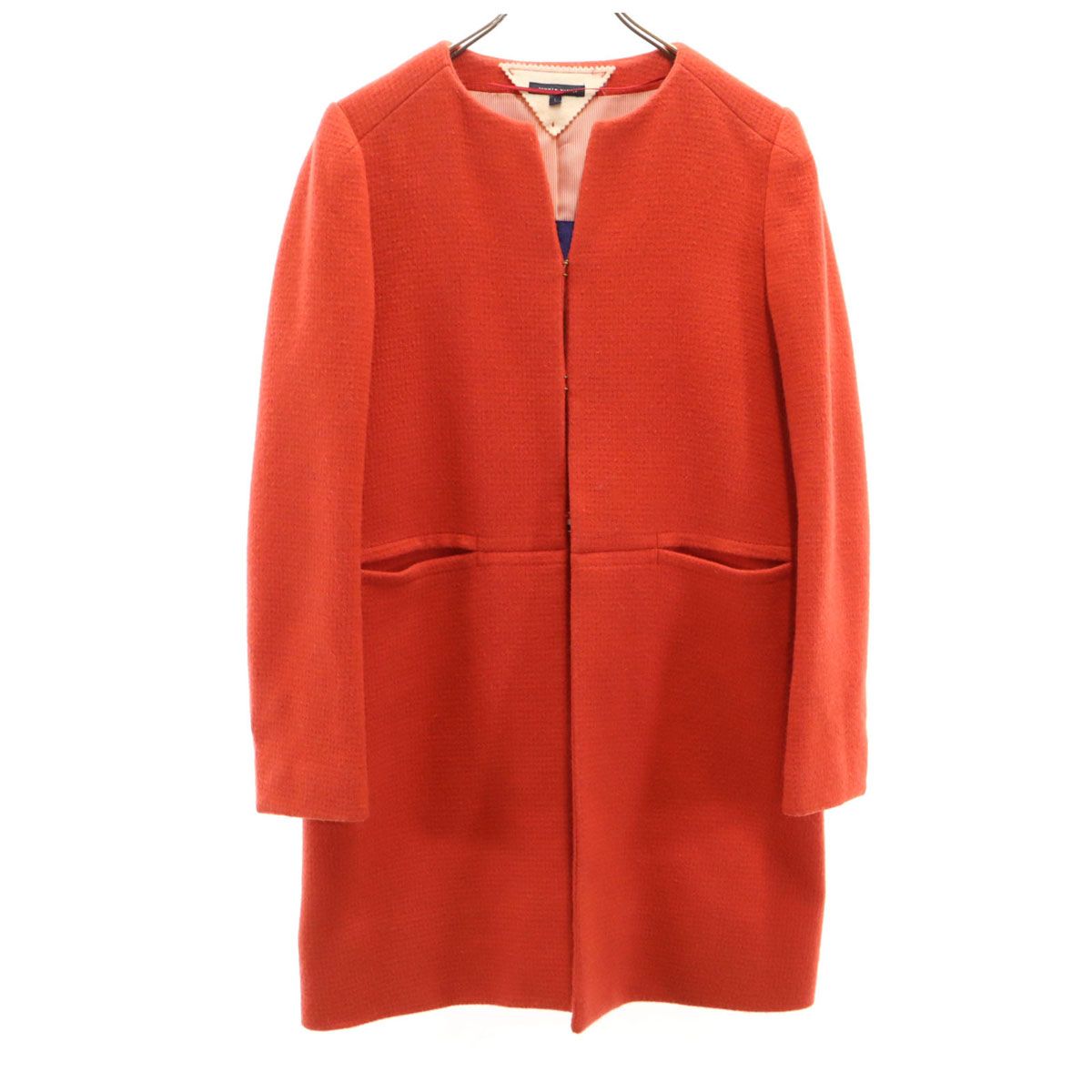 TOMMY HILFIGER ノーカラーコート