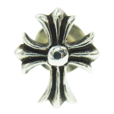 Chrome Hearts #2 Cross Stud Earring "Silver"