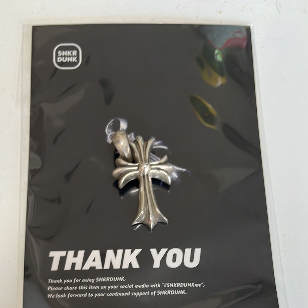 Chrome Hearts CH Cross Pendant Small / Plain Bail "Silver"