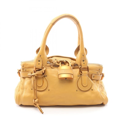 クロエ Chloe パディントン ハンドバッグ バッグ レザー レディース ブラウン系 6ESA02 【中古】