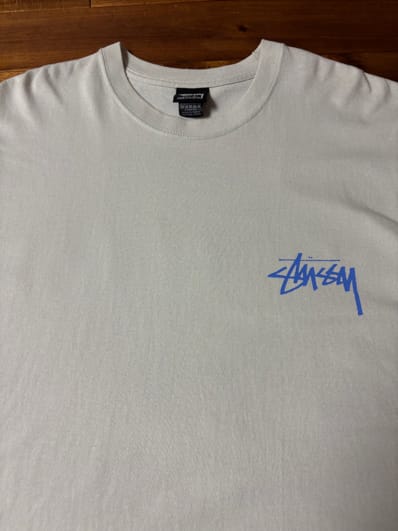 Stussy Beat Crazy LS Tee "Fog"