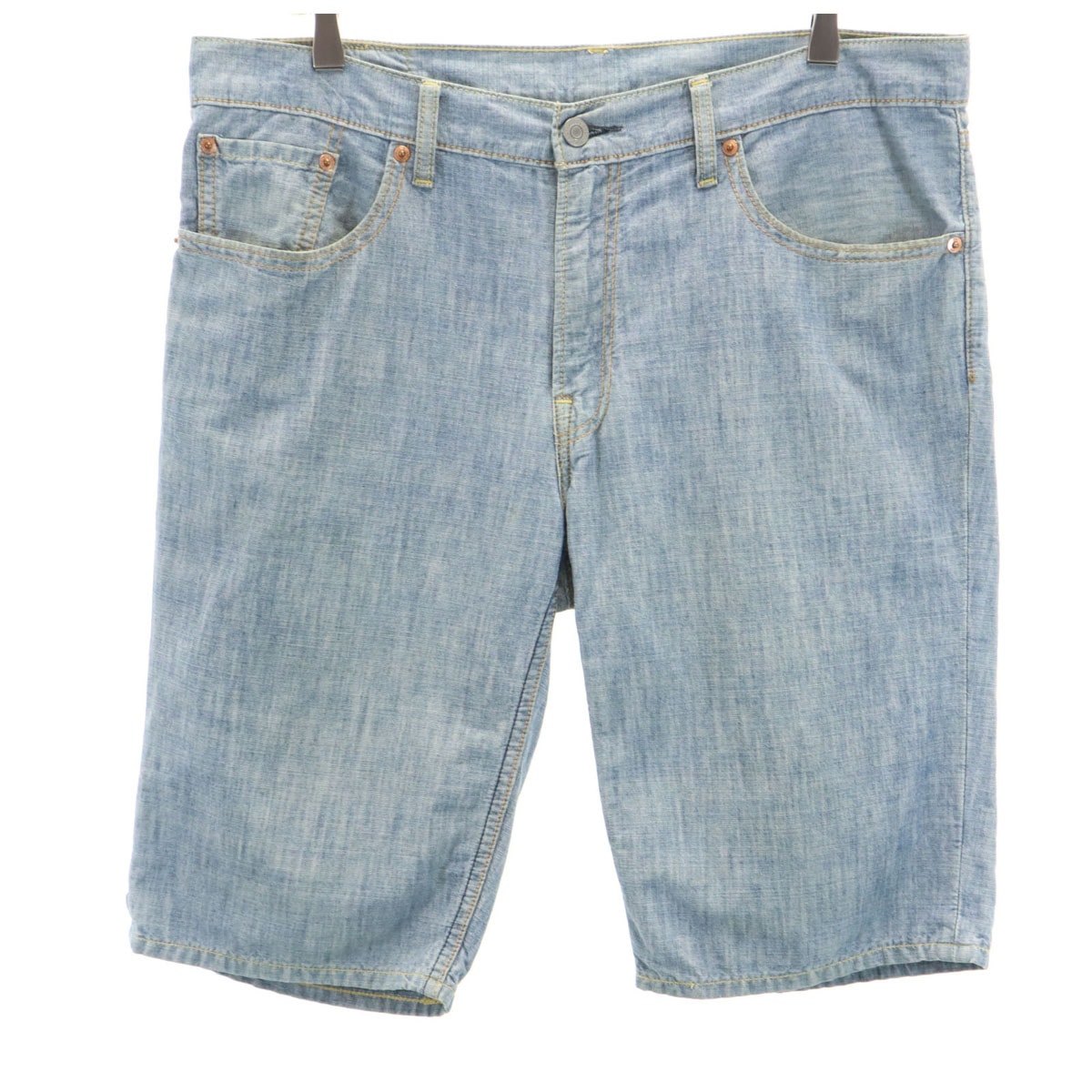 Levi's リーバイス 502 シャンブレー ショートパンツ W34 ブルー