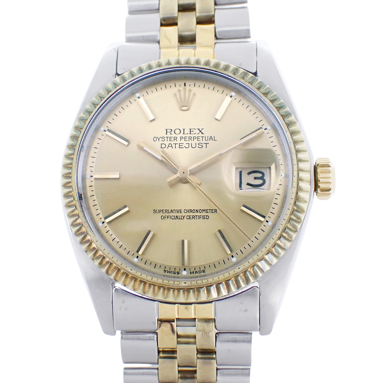 ROLEX ロレックス  デイトジャスト SS/YG  1601  ヴィンテージ 1966年  メンズ 腕時計