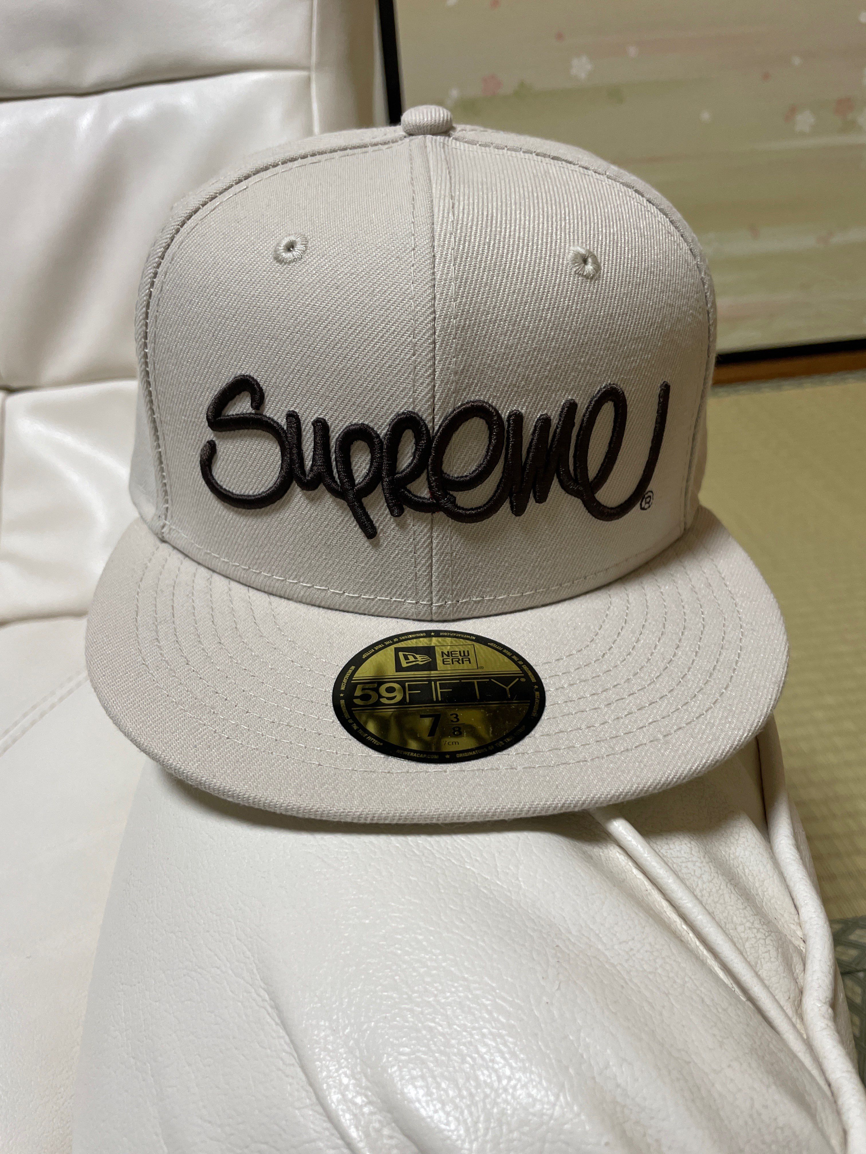 Supreme Handstyle New Era "Stone"