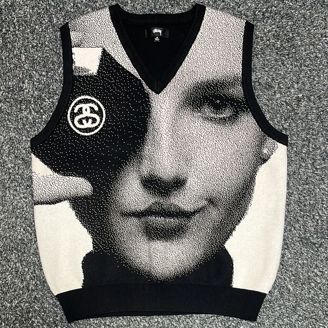 Stussy Photo Jacquard Vest "Black"