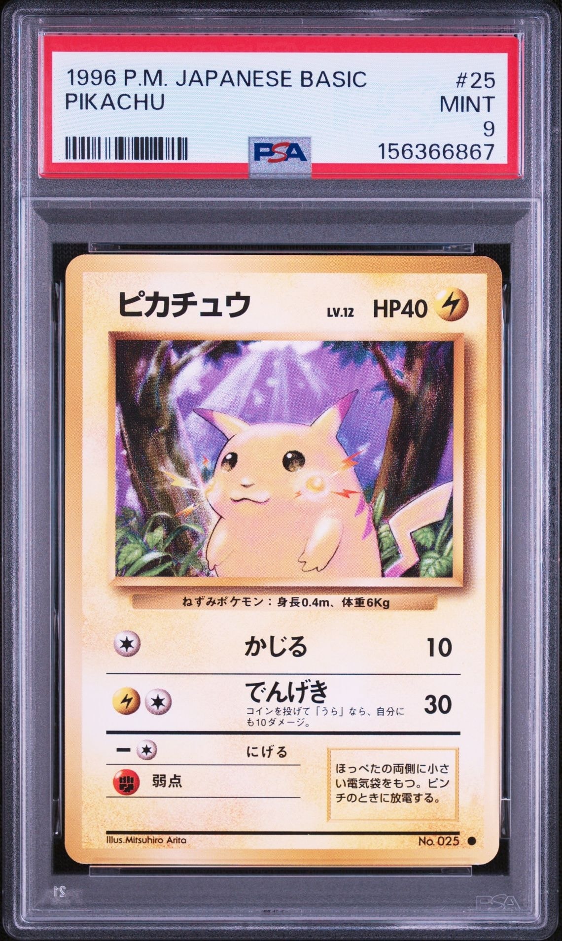 ピカチュウ ● : 旧裏 [PMCG1-2](拡張パック「ポケットモンスター カードゲーム」再販)