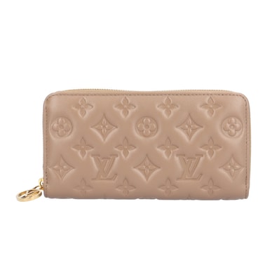 ルイヴィトン ジッピーウォレット モノグラムエンボス 長財布 M81511 レディース LOUIS VUITTON 中古