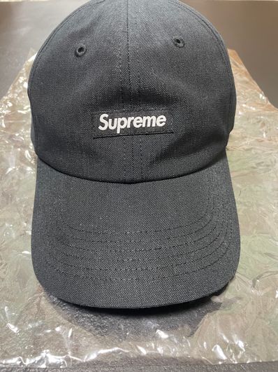Supreme Brushed Cordura Small Box 6-Panel "Black"