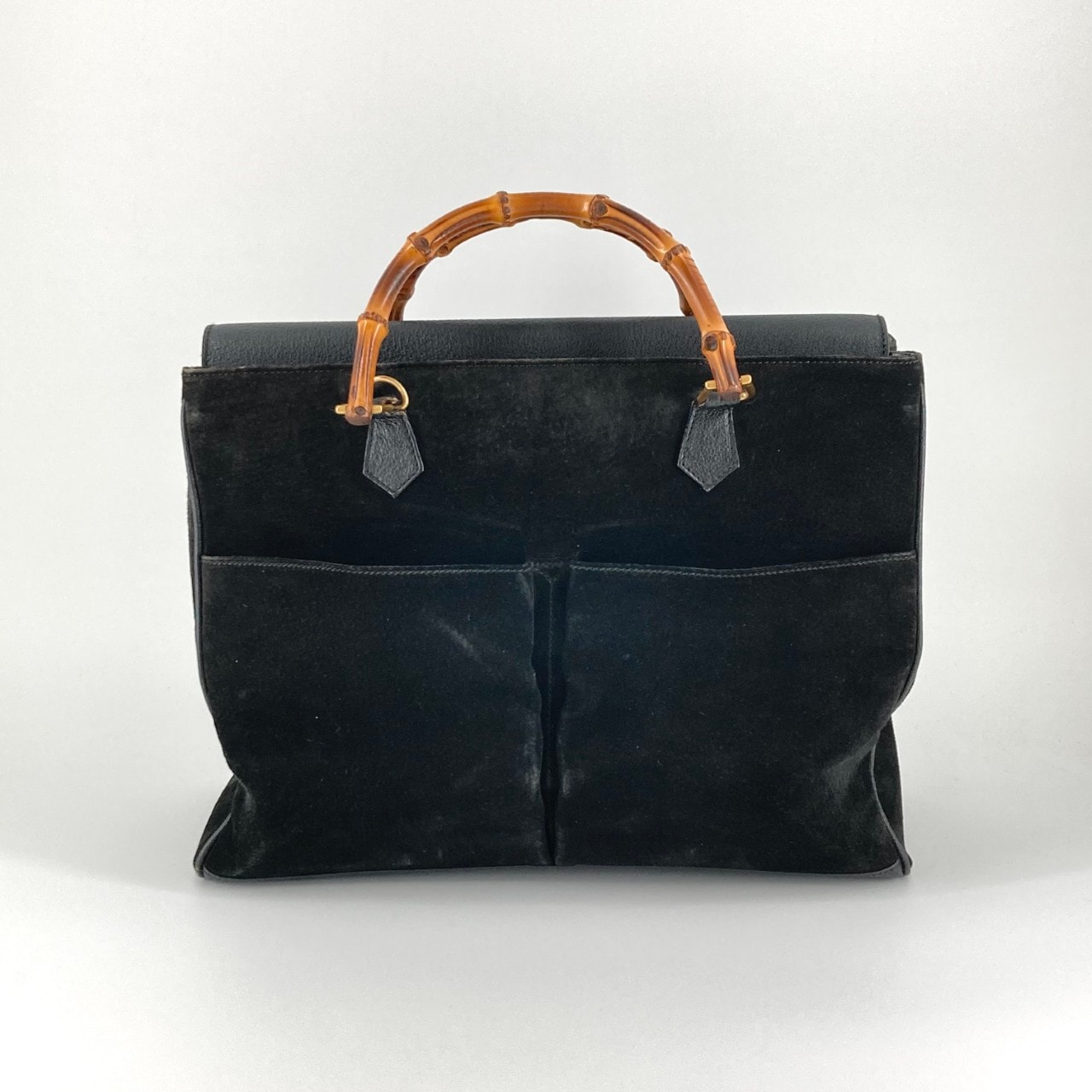 GUCCI(グッチ) GGバンブー ハンドバッグ ブラック