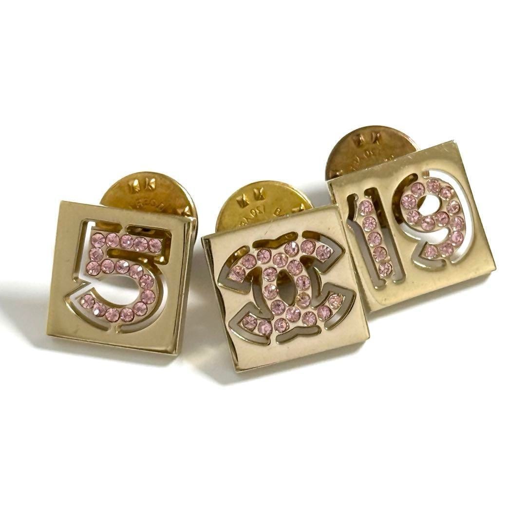 【3個セット】シャネル レディース ブローチ ココマーク No.5 No.19