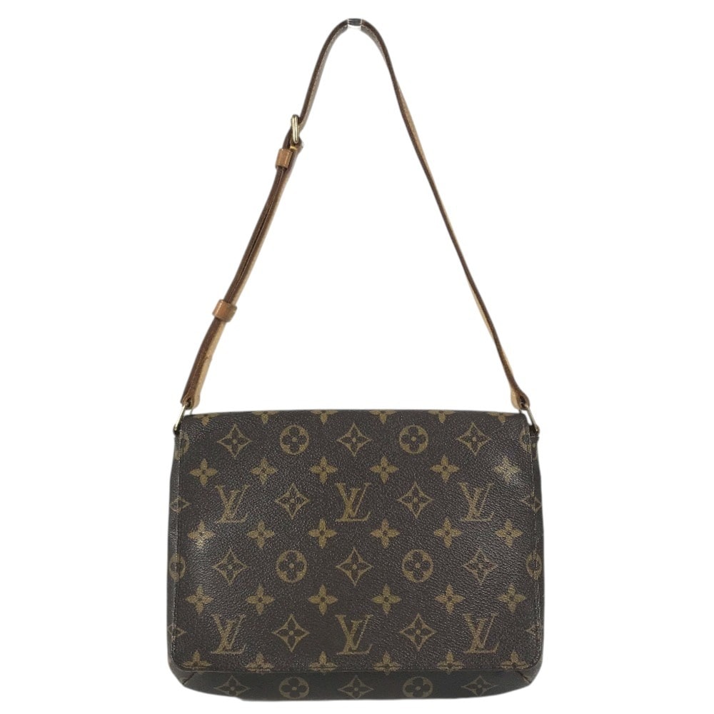 ルイヴィトン LOUIS VUITTON ミュゼットタンゴ ミュゼット タンゴ M51388 モノグラム  カバン 斜め掛け フラップ ショルダーバッグ モノグラムキャンバス ブラウン