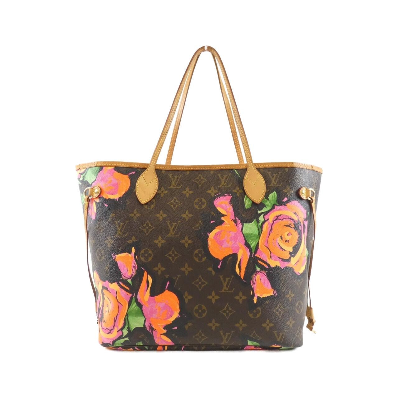 ルイヴィトン モノグラム ローズ(スティーブン スプラウス) ネヴァーフル MM M48613 バッグ