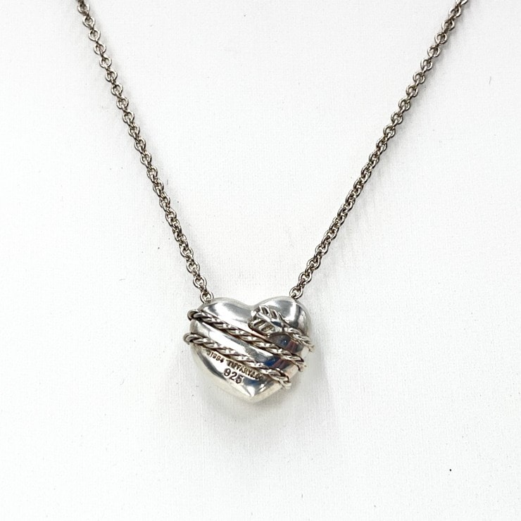 TIFFANY&Co.(ティファニー)ハート&アロー ネックレス シルバー SV925 ハートモチーフ ペンダント レディース【中古】