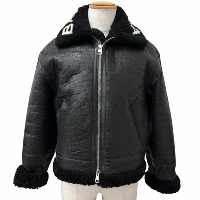 美品 バレンシアガ ボンバージャケット Shearling Bombadier