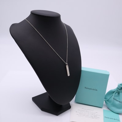美品 TIFFANY&Co. ティファニー GO WOMEN 2012 プレート ネックレス シルバー 箱 保存袋付 SV925 - ネックレス シルバー シルバー レディース