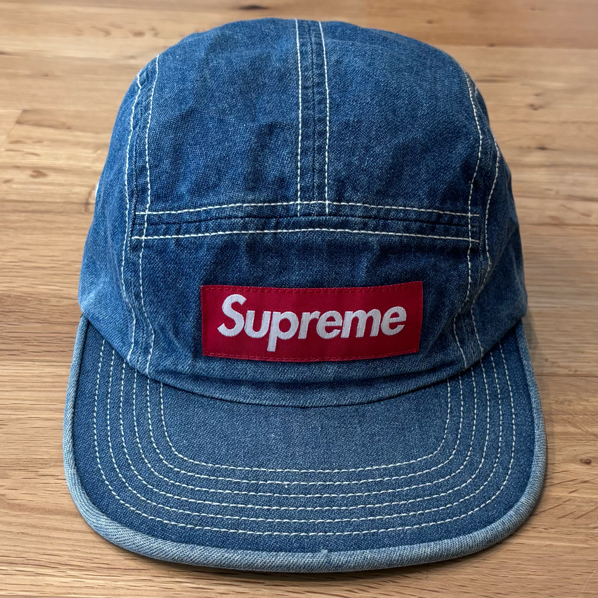 Supreme Contrast Stitch Camp Cap Denim シュプリーム キャップ