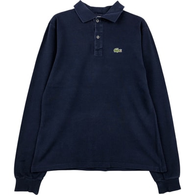 古着 70年代 ラコステ LACOSTE CHEMISE フレンチラコステ 長袖 ポロシャツ フランス製 レディースS相当 ヴィンテージ/eaa615766