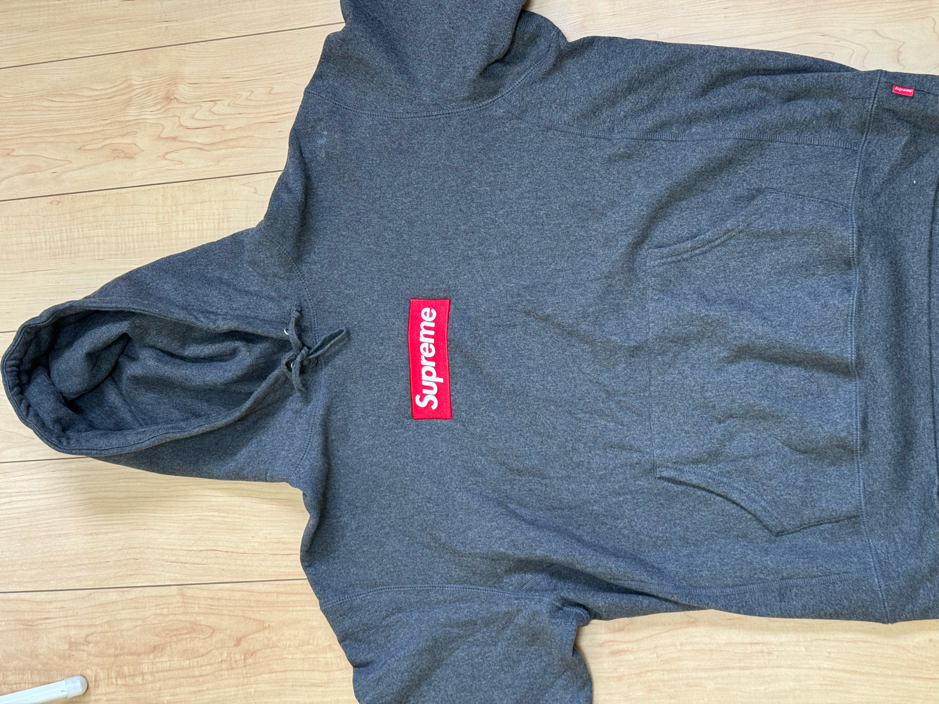 Supreme Box Logo Hooded Sweatshirt "Charcoal" (21FW)