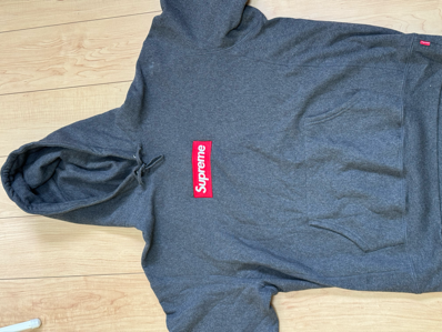 Supreme Box Logo Hooded Sweatshirt "Charcoal" (21FW)