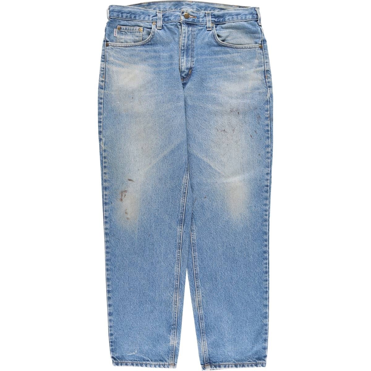 古着 カーハート Carhartt テーパードデニムパンツ メンズw36相当/eaa458674