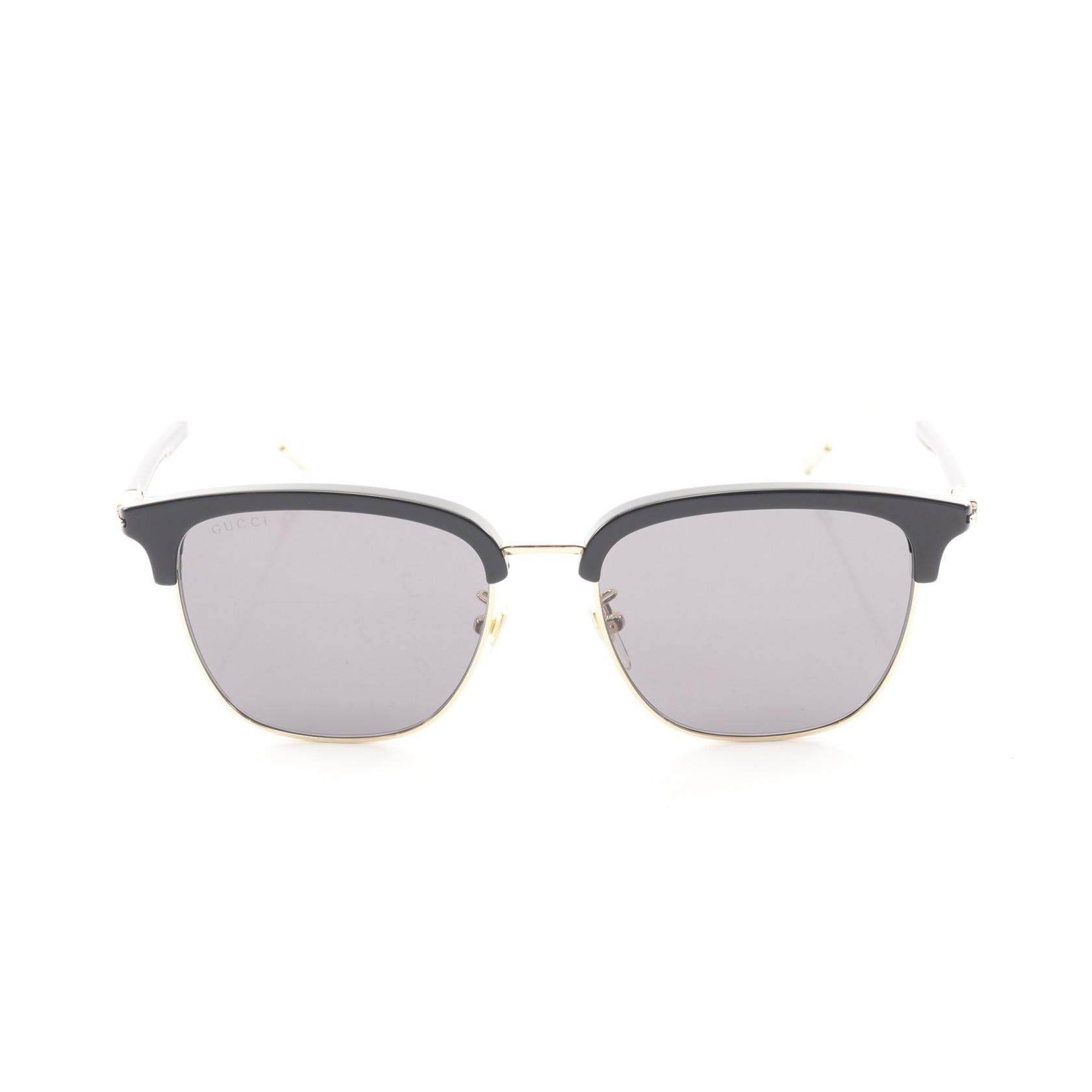 グッチ GUCCI サングラス 衣料品 プラスチック GP メンズ ブラック系 / ゴールド系 GG1275SA001 【新品】